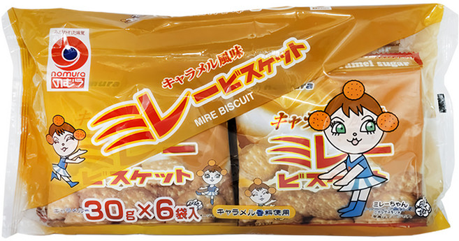 nomura 野村美樂 焦糖美樂園餅, 180g, 1袋