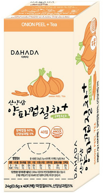 다하다 산양삼 양파껍질차 더하다, 600mg, 40개입, 1개
