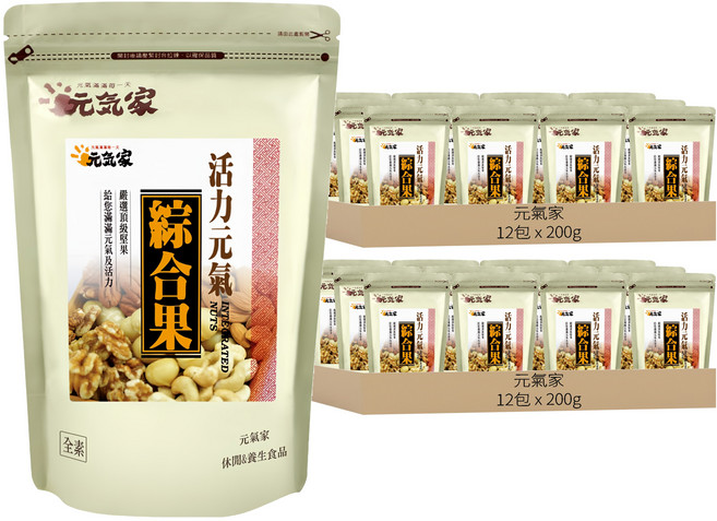 元氣家 活力元氣綜合果, 24個, 200g