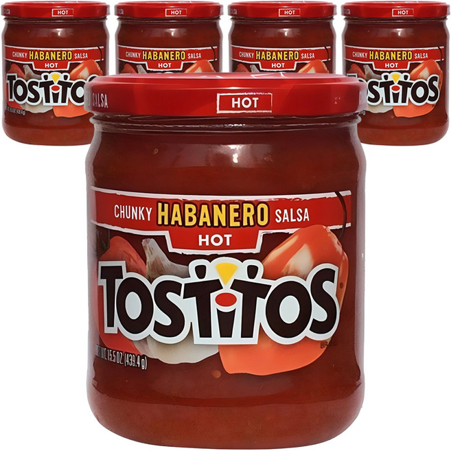 토스티토스 하바네로 살사소스, 439.4g, 5개