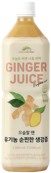 네이쳐브릿지 유기농 순찐한 생강즙, 1L, 1개