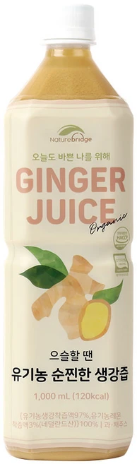 네이쳐브릿지 유기농 순찐한 생강즙, 1L, 1개 - 쿠팡