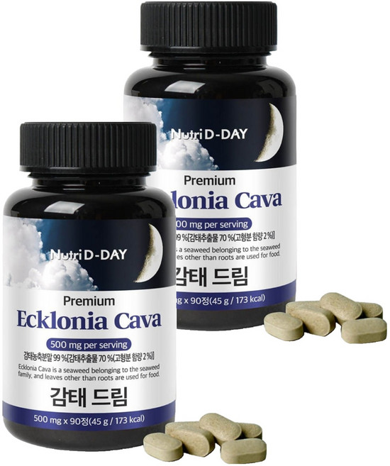 뉴트리디데이 프리미엄 감태 드림, 90정, 2개