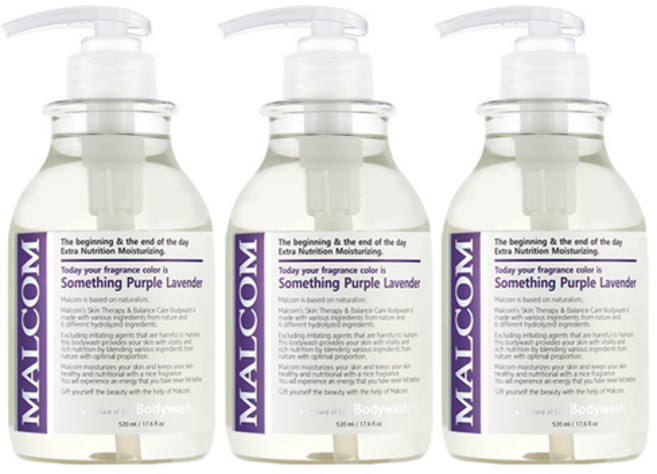 Malcolm Something Purple Bender 沐浴露, 520ml, 3瓶