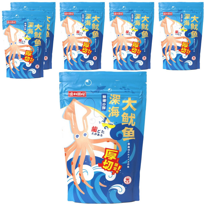 達利國際 深海大魷魚 原味, 100g, 6包