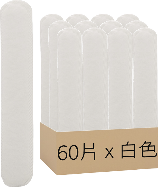 美得像專櫃 衣領防髒吸汗貼 帽沿貼 23.5 x 3.7cm 10片, 白色, 6包