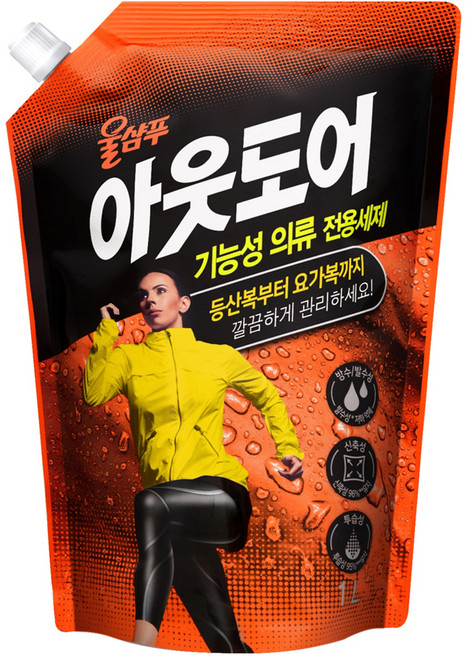 울샴푸 아웃도어 울세제 리필, 1L, 1개