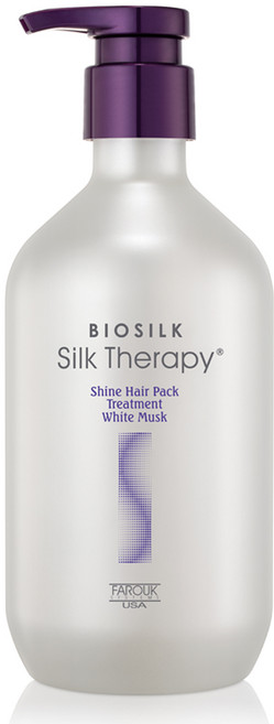 실크테라피 샤인 헤어팩 트리트먼트 화이트 머스크, 500ml, 1개