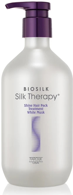 실크테라피 샤인 헤어팩 트리트먼트 화이트 머스크, 500ml, 1개 - 쿠팡
