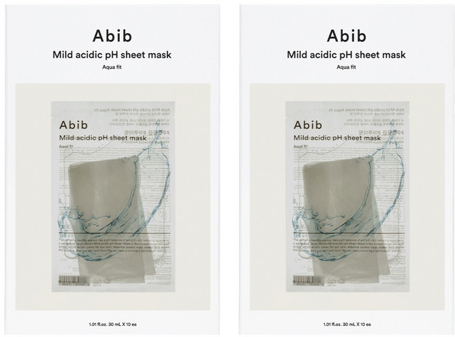 Abib 阿彼芙 台灣公司貨 pH弱酸性面膜 水庫 強力補水 30ml, 2組, 10入