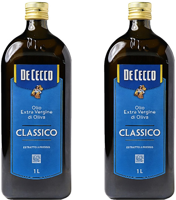 데체코 올리오 엑스트라 버진 디 올리바 올리브오일, 1L, 2개