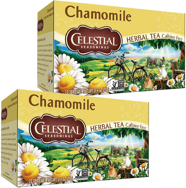 CELESTIAL SEASONINGS 詩尚草本 洋甘菊茶, 1.25g, 20包, 2盒