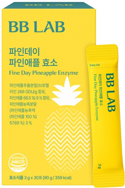 비비랩 파인데이 파인애플 효소, 30회분, 1개