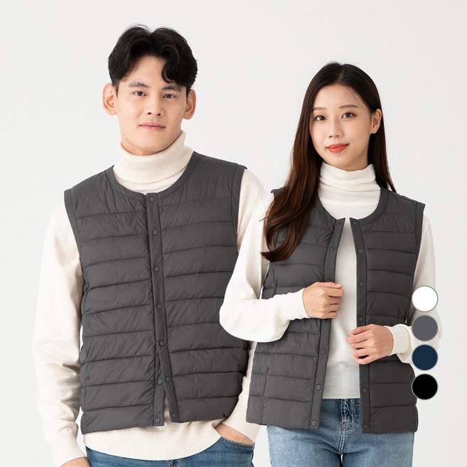 Caret 男女通用輕量扣式背心