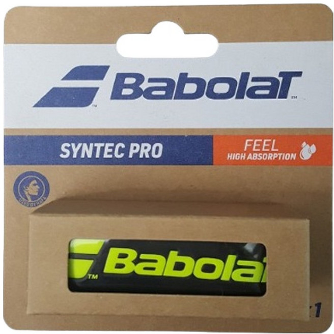 바볼랏 신텍 프로 그립, 블랙 + 옐로우, 1개