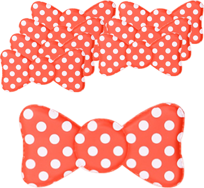 세븐스타 헤어고정시트 리본 2p, 레드, 4개