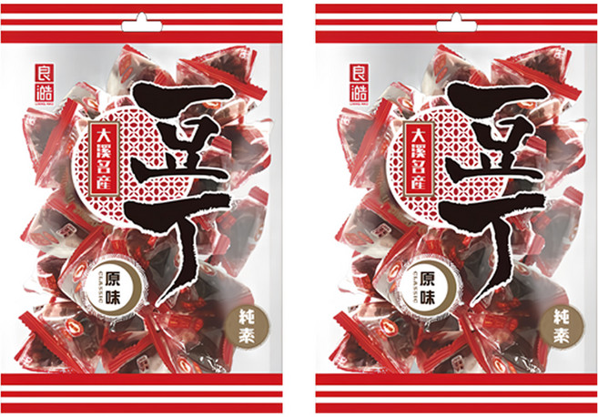 良澔 大溪名產豆丁 Q彈口感 郊遊必備糧食 三角小包裝, 220g, 2袋