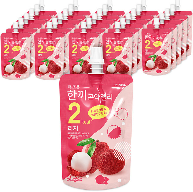 더존건강 더 조은 한끼곤약젤리 리치, 150g, 30개