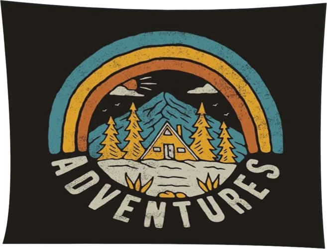 Wild Peak 野峰 露營美學 風格掛布, N款, 1件