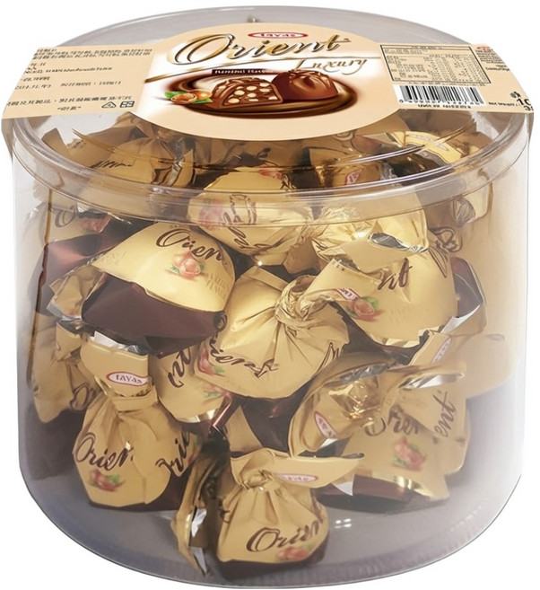 tayas 東方 Orient Luxury 單扭榛果味可可製品, 1kg, 1罐