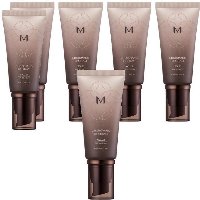 미샤 엠 초보양 비비크림 SPF30 PA++, 23호 차분한베이지, 50ml, 6개