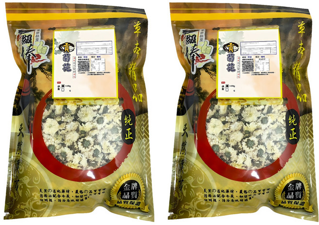 蔘大王 貢品白菊花茶, 2個, 150g, 1個裝
