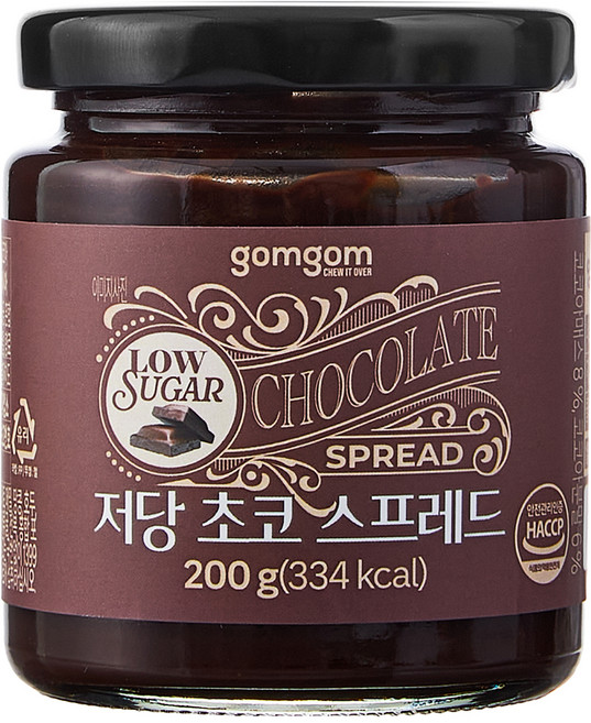 곰곰 저당 초코스프레드, 200g, 1개