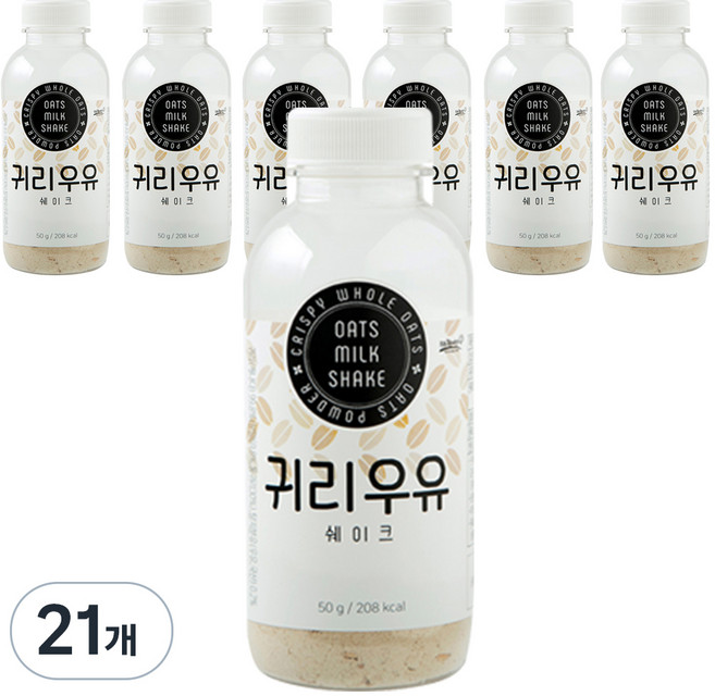 태광선식 귀리우유 쉐이크, 21개, 50g