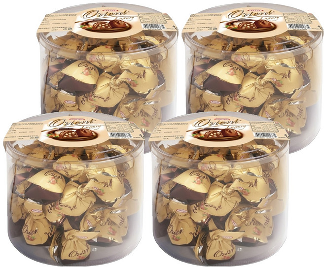 tayas 東方 Orient Luxury 單扭榛果味可可製品, 1kg, 4罐