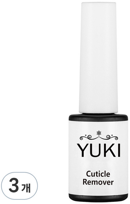 유키 큐티클 리무버, 5.5ml, 3개