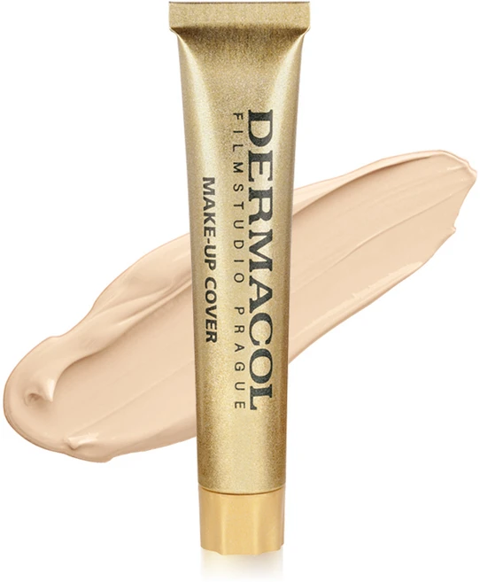 더마콜 메이크업커버 크림 파운데이션 30g, 1개, 208호 브라이트 베이지 - 쿠팡