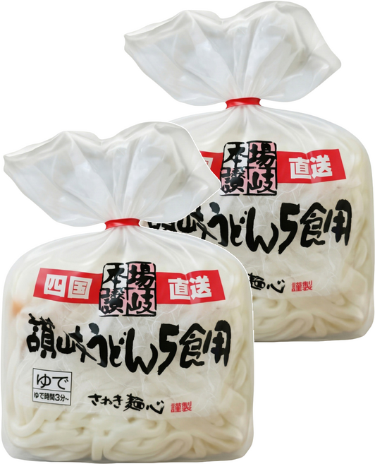 本場讚岐烏龍麵 5份, 900g, 2袋