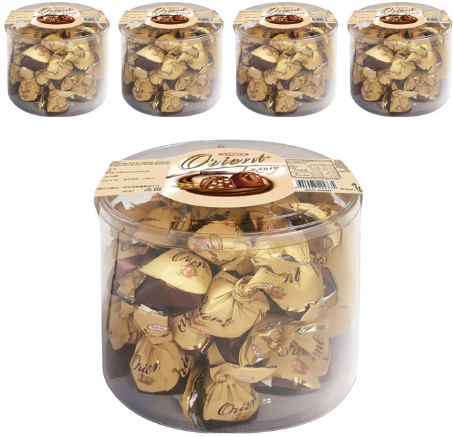 tayas 東方 Orient Luxury 單扭榛果味可可製品, 1kg, 5罐