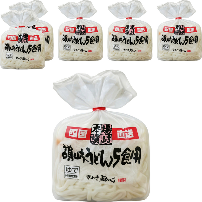 本場讚岐烏龍麵 5份, 900g, 6袋