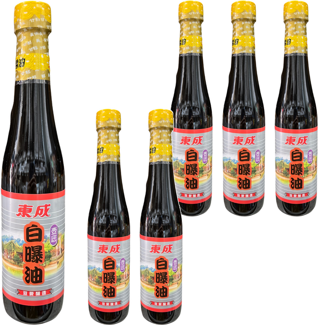 東成 壺底白曝油, 430ml, 6瓶