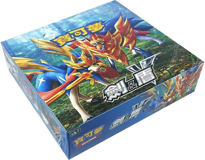 PoKeMoN 寶可夢 集換式卡牌遊戲 SETA 劍&盾 5張 30包, 寶可夢 劍&盾, 1盒