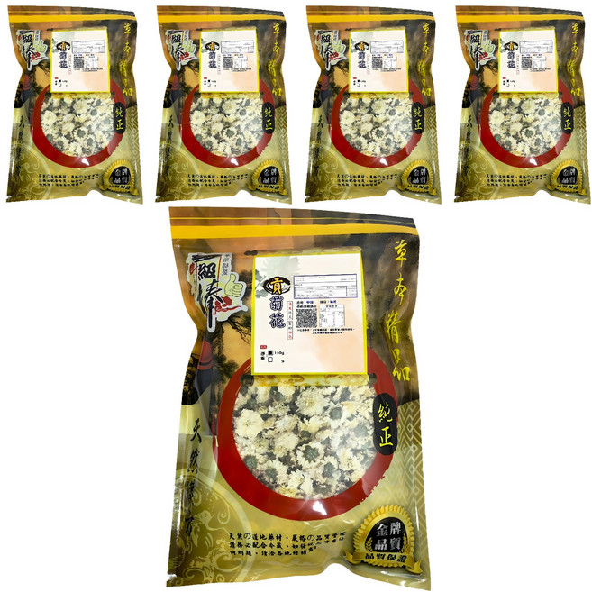 蔘大王 貢品白菊花茶, 5個, 150g, 1個裝