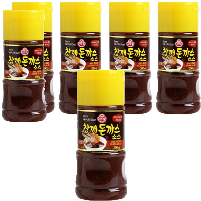 오뚜기 참깨 돈까스 소스, 290g, 6개