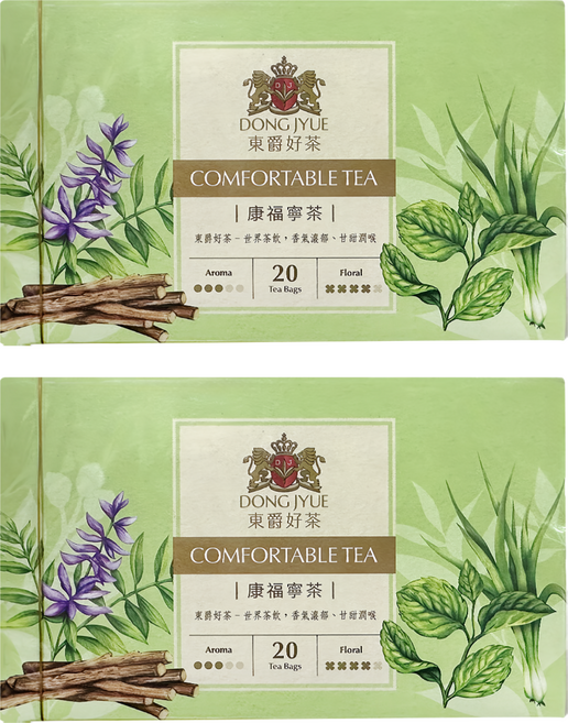 DONG JYUE 東爵好茶 康福寧茶, 1.8g, 20包, 2盒