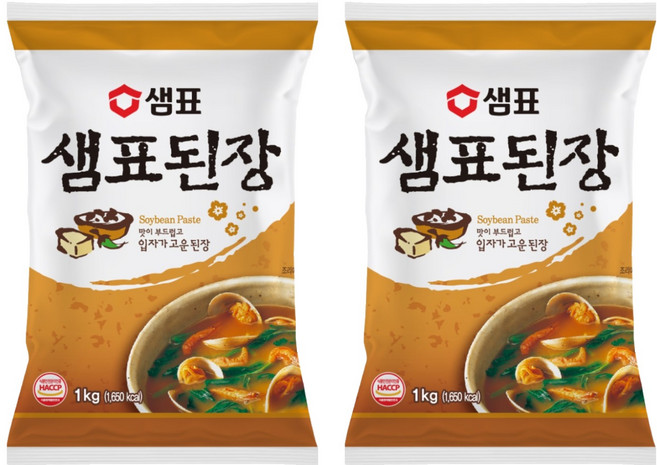 샘표 된장, 1kg, 2개