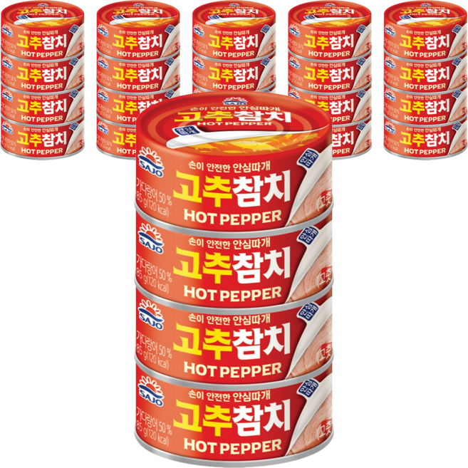 사조 고추참치, 85g, 24개
