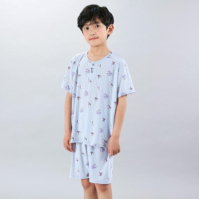 폭스클럽 아동용 허그팬더 냉감잠옷 상하의 세트