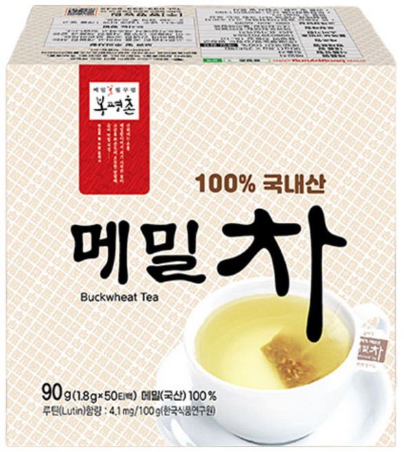 봉평촌 메밀차, 1.8g, 50개입, 1개