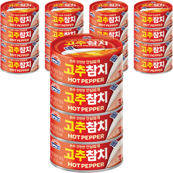 사조참치 고추참치, 85g, 20개