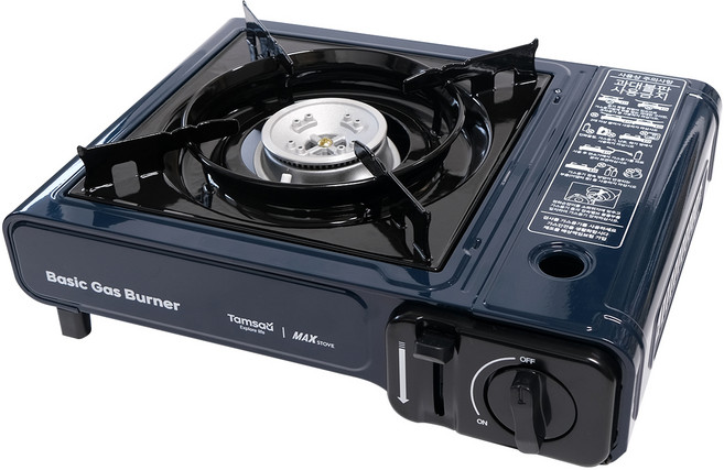 탐사X맥스부탄 휴대용 가스버너 + 케이스 포함, 네이비, 1개