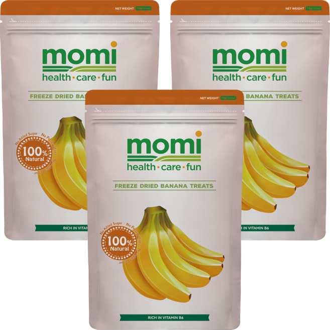 MOMI 摩米 凍乾香蕉小食, 15g, 3包