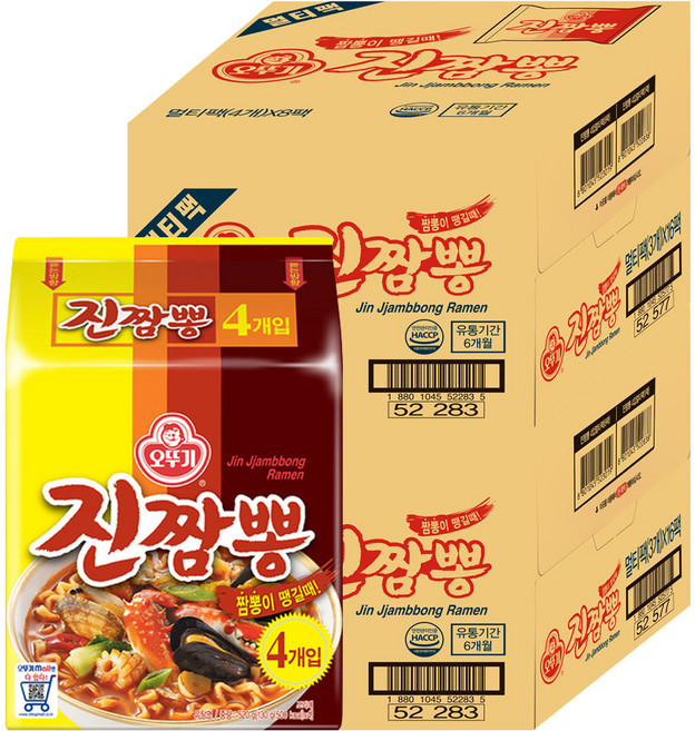 오뚜기 진짬뽕 130g, 64개