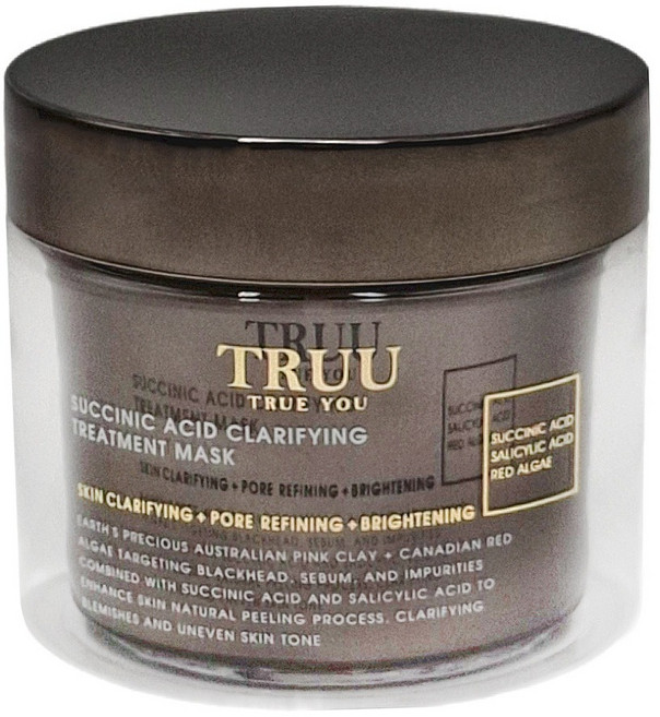 TRUU 琥珀酸喚膚粉刺泥膜 120g, 1罐, 1入