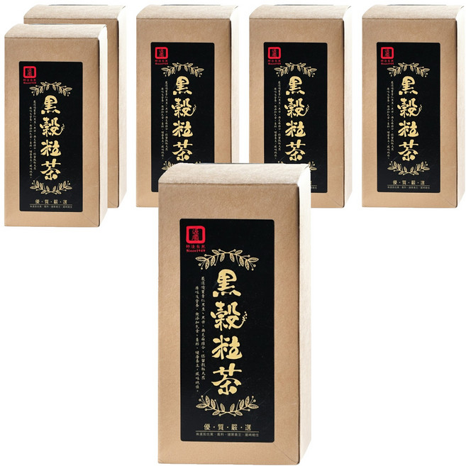 源順食品 黑穀粒茶, 120g, 6盒, 12入
