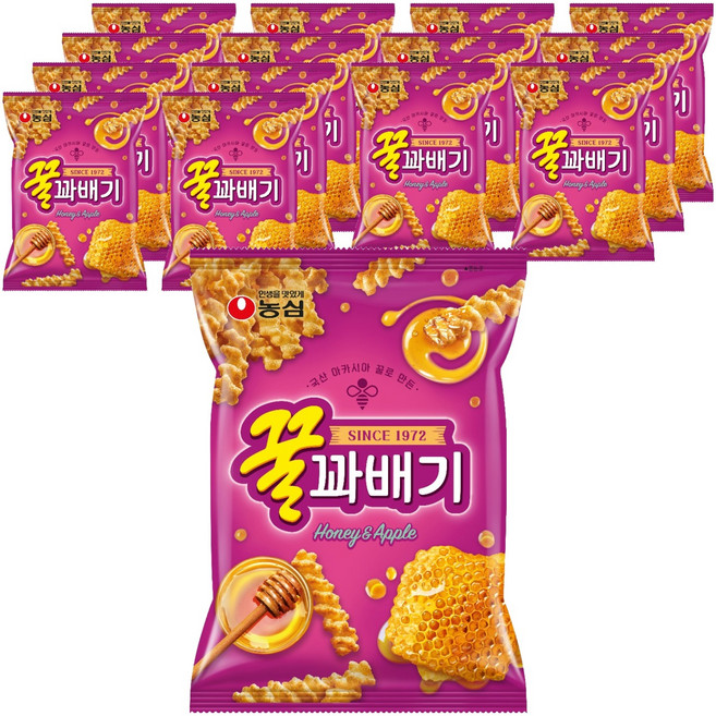 꿀꽈배기, 90g, 15개